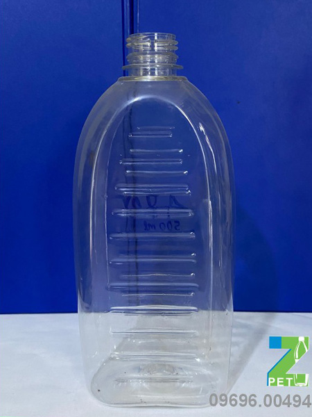Chai PET hóa mỹ phẩm mẫu 1