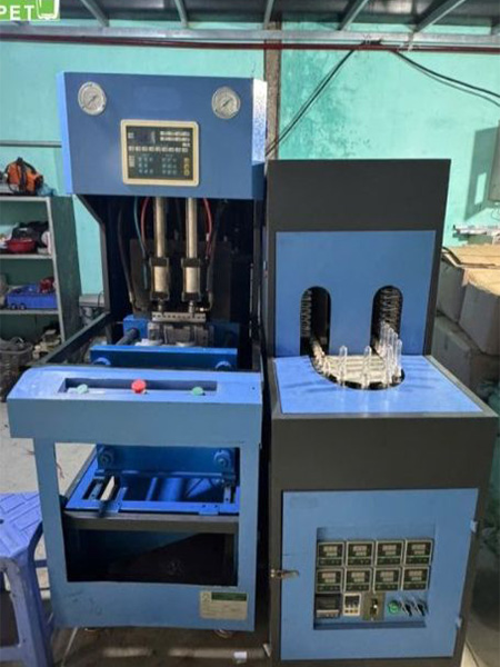 Máy thổi bán tự động - 2 Cavity (New)